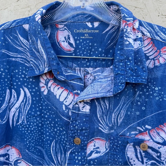Croft Barrow Lobster Shirt - Picture 3 of 5